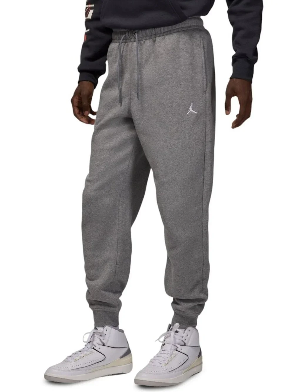 Nike Men's Jordan Brooklyn Fleece Joggers Dark Gray Size M NEW WITH TAGS